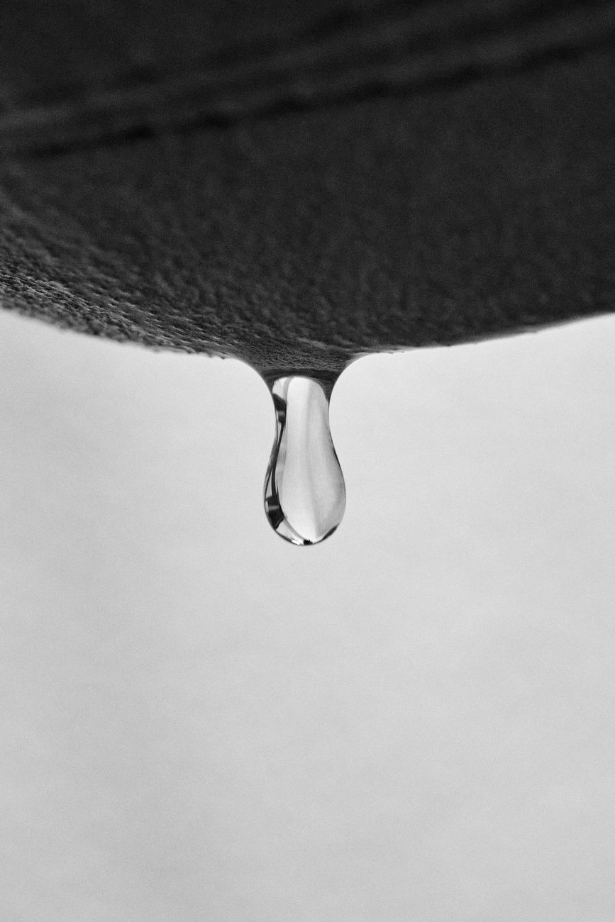 Dripping water.